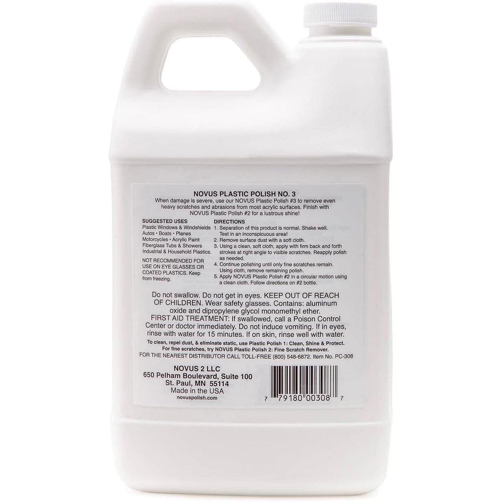 NOVUS Plastic Polish #3: Heavy Scratch Remover