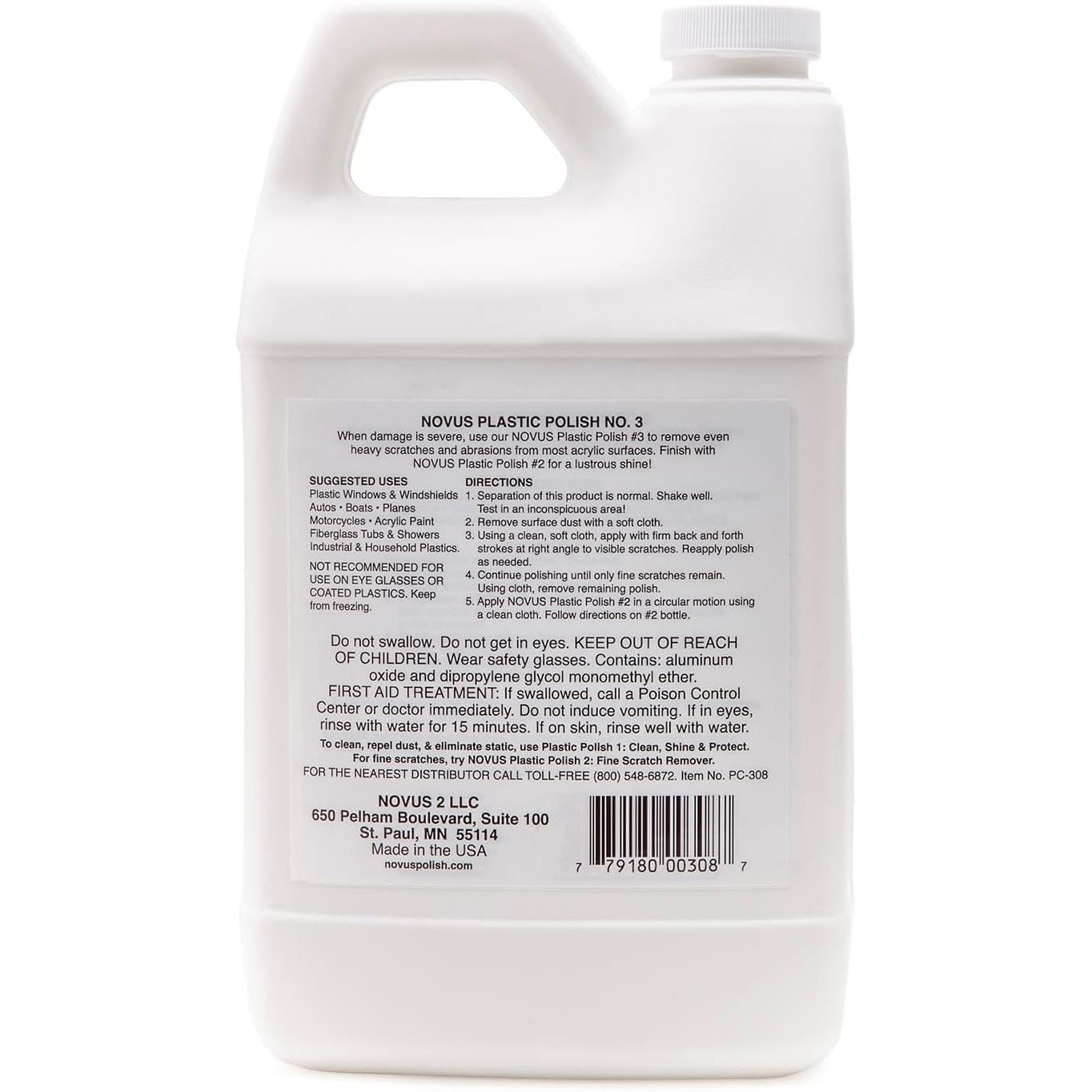 NOVUS Plastic Polish #3: Heavy Scratch Remover