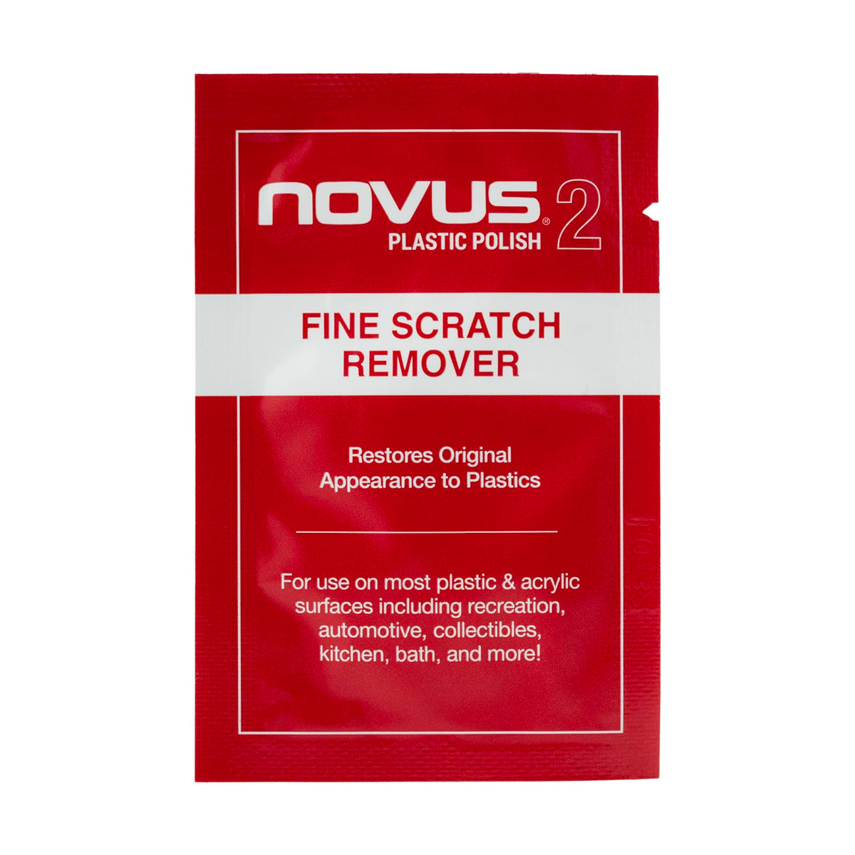 NOVUS Plastic Polish Pillow Pack Samples