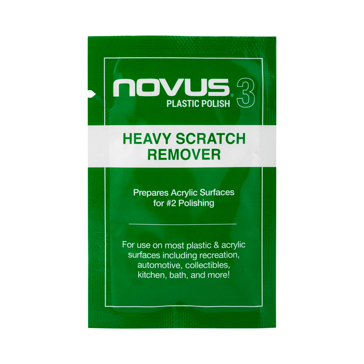 NOVUS Plastic Polish Pillow Pack Samples
